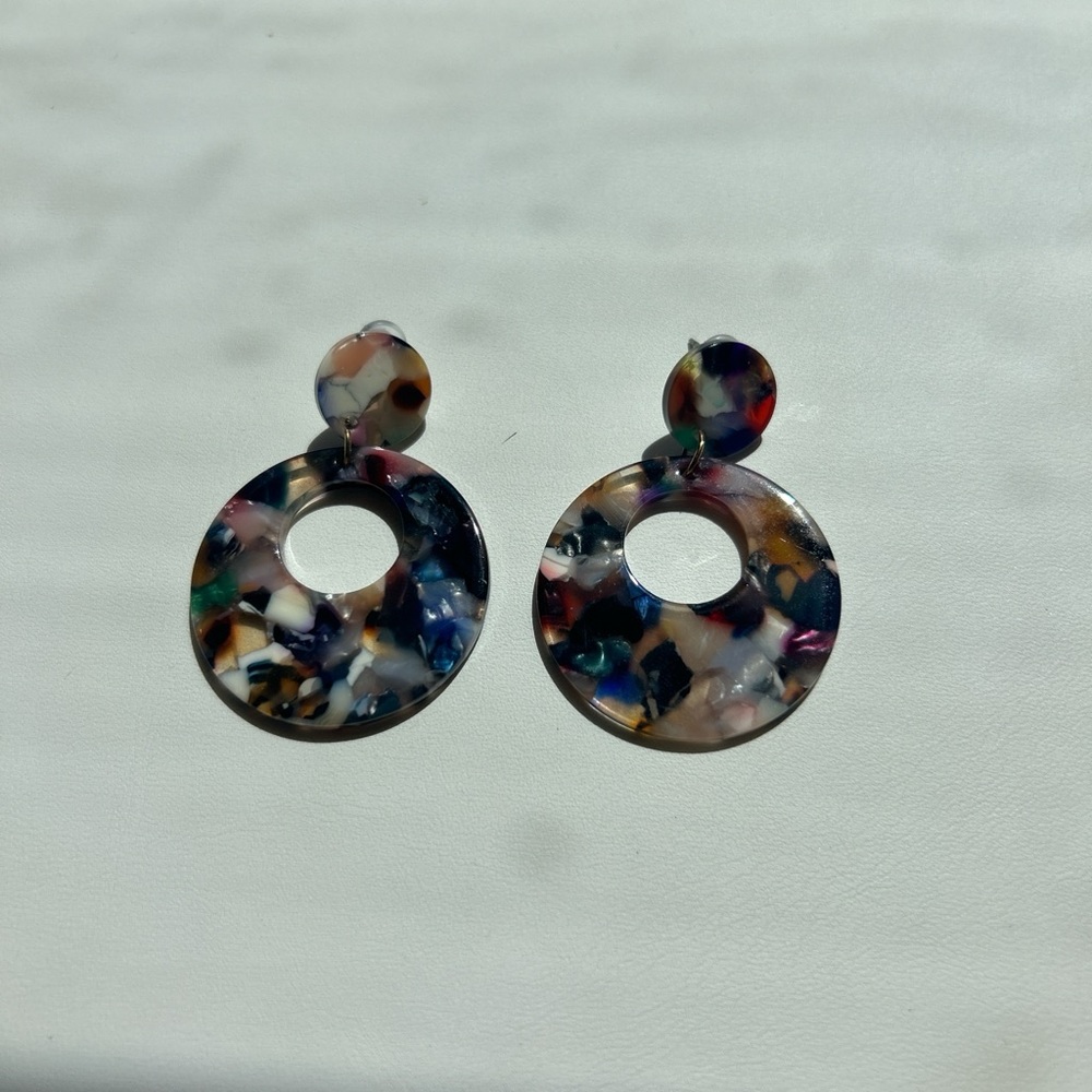 Multicolor Statement Earrings
